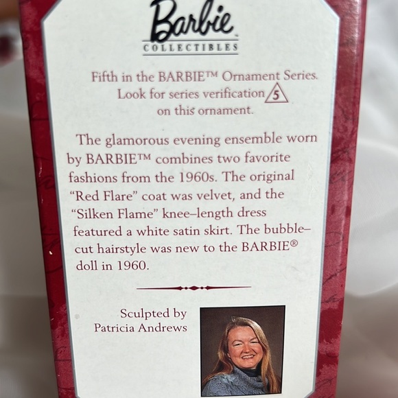 Vintage 1998 Barbie "Silken Flame" Hallmark Keepsake Ornament - Picture 4 of 4